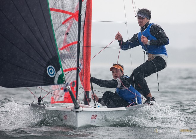 FRA Fischer & Jauvin - 29er European Championship 2012 © Robert Hajduk